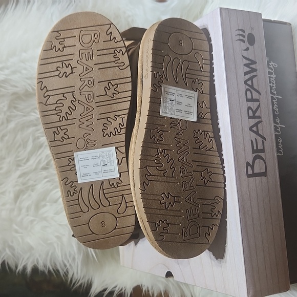 [US8] BEARPAW Suede Winter Boots - size 8, Hickory NWT, BNIB - Picture 5 of 7